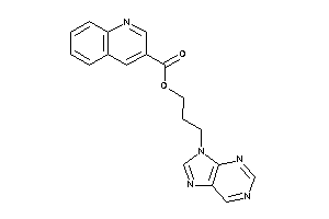 Quinoline-3-carboxylic Acid 3-purin-9-ylpropyl Ester