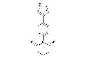 1-[4-(1H-pyrazol-3-yl)phenyl]piperidine-2,6-quinone