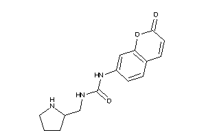 1-(2-ketochromen-7-yl)-3-(pyrrolidin-2-ylmethyl)urea