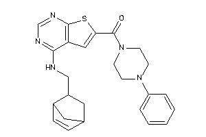 [4-(5-bicyclo[2.2.1]hept-2-enylmethylamino)thieno[2,3-d]pyrimidin-6-yl]-(4-phenylpiperazino)methanone