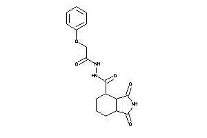 1,3-diketo-N'-(2-phenoxyacetyl)-3a,4,5,6,7,7a-hexahydroisoindole-4-carbohydrazide