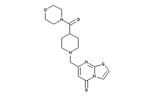 7-[[4-(morpholine-4-carbonyl)piperidino]methyl]thiazolo[3,2-a]pyrimidin-5-one