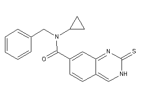 N-benzyl-N-cyclopropyl-2-thioxo-3H-quinazoline-7-carboxamide