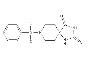 8-besyl-2,4,8-triazaspiro[4.5]decane-1,3-quinone