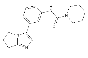 N-[3-(6,7-dihydro-5H-pyrrolo[2,1-c][1,2,4]triazol-3-yl)phenyl]piperidine-1-carboxamide