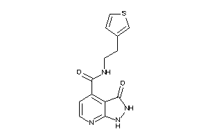 3-keto-N-[2-(3-thienyl)ethyl]-1,2-dihydropyrazolo[3,4-b]pyridine-4-carboxamide