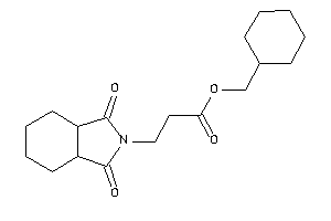 3-(1,3-diketo-3a,4,5,6,7,7a-hexahydroisoindol-2-yl)propionic Acid Cyclohexylmethyl Ester