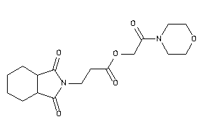 3-(1,3-diketo-3a,4,5,6,7,7a-hexahydroisoindol-2-yl)propionic Acid (2-keto-2-morpholino-ethyl) Ester