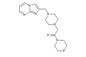 2-[4-(imidazo[1,2-a]pyrimidin-2-ylmethyl)piperazino]-1-morpholino-ethanone