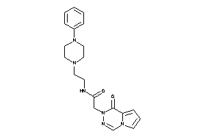 2-(1-ketopyrrolo[1,2-d][1,2,4]triazin-2-yl)-N-[2-(4-phenylpiperazino)ethyl]acetamide