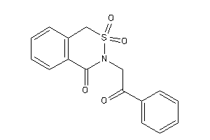 2,2-diketo-3-phenacyl-1H-benzo[d]thiazin-4-one