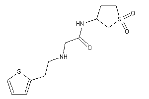 N-(1,1-diketothiolan-3-yl)-2-[2-(2-thienyl)ethylamino]acetamide