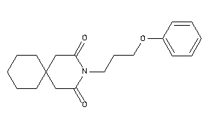 3-(3-phenoxypropyl)-3-azaspiro[5.5]undecane-2,4-quinone