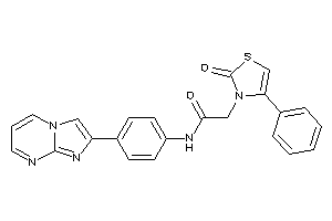 N-(4-imidazo[1,2-a]pyrimidin-2-ylphenyl)-2-(2-keto-4-phenyl-4-thiazolin-3-yl)acetamide