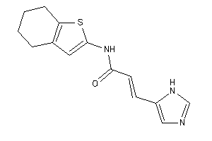 3-(1H-imidazol-5-yl)-N-(4,5,6,7-tetrahydrobenzothiophen-2-yl)acrylamide