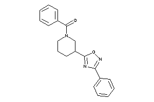 Phenyl-[3-(3-phenyl-1,2,4-oxadiazol-5-yl)piperidino]methanone