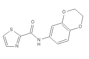 N-(2,3-dihydro-1,4-benzodioxin-6-yl)thiazole-2-carboxamide