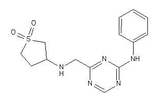 (4-anilino-s-triazin-2-yl)methyl-(1,1-diketothiolan-3-yl)amine