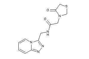 2-(4-ketothiazolidin-3-yl)-N-([1,2,4]triazolo[4,3-a]pyridin-3-ylmethyl)acetamide