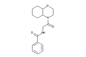 N-[2-(2,3,4a,5,6,7,8,8a-octahydrobenzo[b][1,4]oxazin-4-yl)-2-keto-ethyl]benzamide