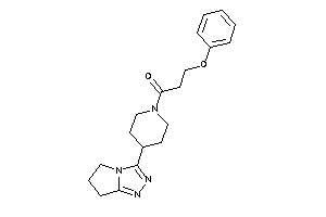 1-[4-(6,7-dihydro-5H-pyrrolo[2,1-c][1,2,4]triazol-3-yl)piperidino]-3-phenoxy-propan-1-one