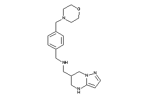 [4-(morpholinomethyl)benzyl]-(4,5,6,7-tetrahydropyrazolo[1,5-a]pyrimidin-6-ylmethyl)amine