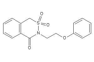 2,2-diketo-3-(2-phenoxyethyl)-1H-benzo[d]thiazin-4-one