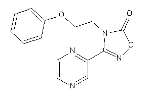 Image of 4-(2-phenoxyethyl)-3-pyrazin-2-yl-1,2,4-oxadiazol-5-one