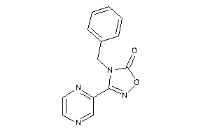 4-benzyl-3-pyrazin-2-yl-1,2,4-oxadiazol-5-one