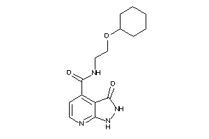 N-[2-(cyclohexoxy)ethyl]-3-keto-1,2-dihydropyrazolo[3,4-b]pyridine-4-carboxamide