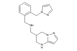 [2-(pyrazol-1-ylmethyl)benzyl]-(4,5,6,7-tetrahydropyrazolo[1,5-a]pyrimidin-6-ylmethyl)amine