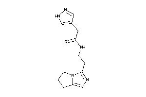 N-[2-(6,7-dihydro-5H-pyrrolo[2,1-c][1,2,4]triazol-3-yl)ethyl]-2-(1H-pyrazol-4-yl)acetamide