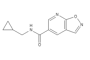N-(cyclopropylmethyl)isoxazolo[5,4-b]pyridine-5-carboxamide
