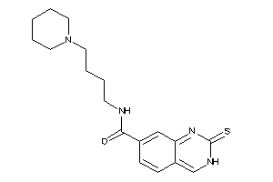 N-(4-piperidinobutyl)-2-thioxo-3H-quinazoline-7-carboxamide