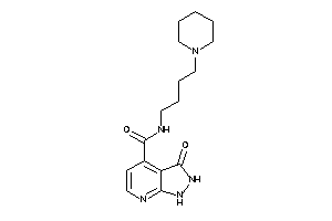 3-keto-N-(4-piperidinobutyl)-1,2-dihydropyrazolo[3,4-b]pyridine-4-carboxamide