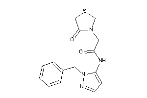 N-(2-benzylpyrazol-3-yl)-2-(4-ketothiazolidin-3-yl)acetamide