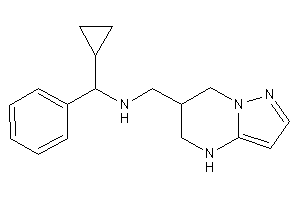 [cyclopropyl(phenyl)methyl]-(4,5,6,7-tetrahydropyrazolo[1,5-a]pyrimidin-6-ylmethyl)amine