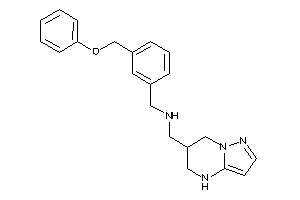 [3-(phenoxymethyl)benzyl]-(4,5,6,7-tetrahydropyrazolo[1,5-a]pyrimidin-6-ylmethyl)amine