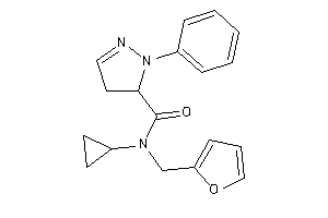 N-cyclopropyl-N-(2-furfuryl)-2-phenyl-2-pyrazoline-3-carboxamide