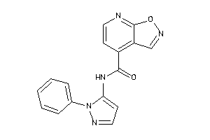 N-(2-phenylpyrazol-3-yl)isoxazolo[5,4-b]pyridine-4-carboxamide