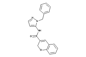 N-(2-benzylpyrazol-3-yl)-2H-chromene-3-carboxamide