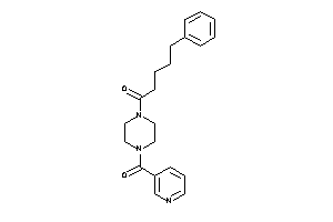Image of 1-(4-nicotinoylpiperazino)-5-phenyl-pentan-1-one