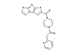 1-[4-(BLAHcarbonyl)piperazino]-2-(2-pyridyl)ethanone