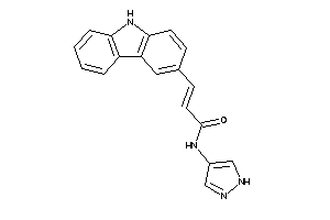 3-(9H-carbazol-3-yl)-N-(1H-pyrazol-4-yl)acrylamide