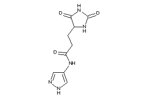 3-(2,5-diketoimidazolidin-4-yl)-N-(1H-pyrazol-4-yl)propionamide