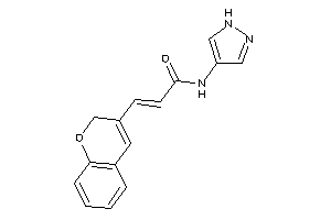 3-(2H-chromen-3-yl)-N-(1H-pyrazol-4-yl)acrylamide