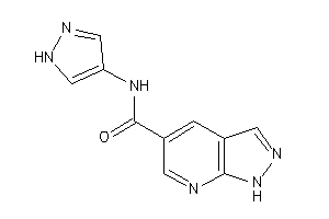 N-(1H-pyrazol-4-yl)-1H-pyrazolo[3,4-b]pyridine-5-carboxamide