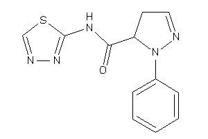 2-phenyl-N-(1,3,4-thiadiazol-2-yl)-2-pyrazoline-3-carboxamide