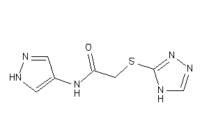 N-(1H-pyrazol-4-yl)-2-(4H-1,2,4-triazol-3-ylthio)acetamide