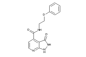 3-keto-N-(2-phenoxyethyl)-1,2-dihydropyrazolo[3,4-b]pyridine-4-carboxamide